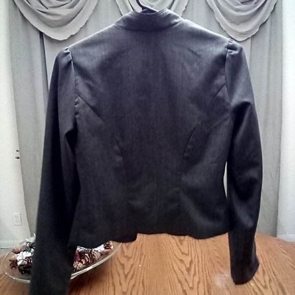 🍭Heart and soul gray military cropped Jacket Size medium - Picture 6 of 6
